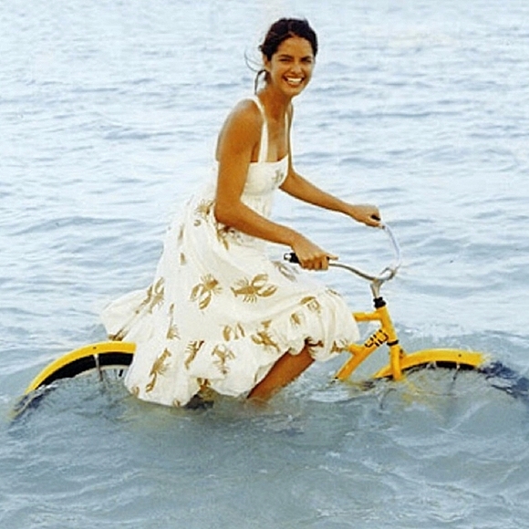 J.Crew Vintage 2008 Talitha Summer Lobster Dress 6 - Picture 2 of 4